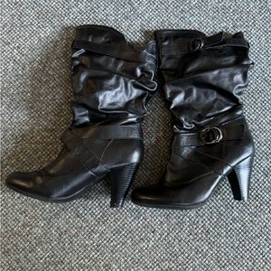 Black High Heel Boots